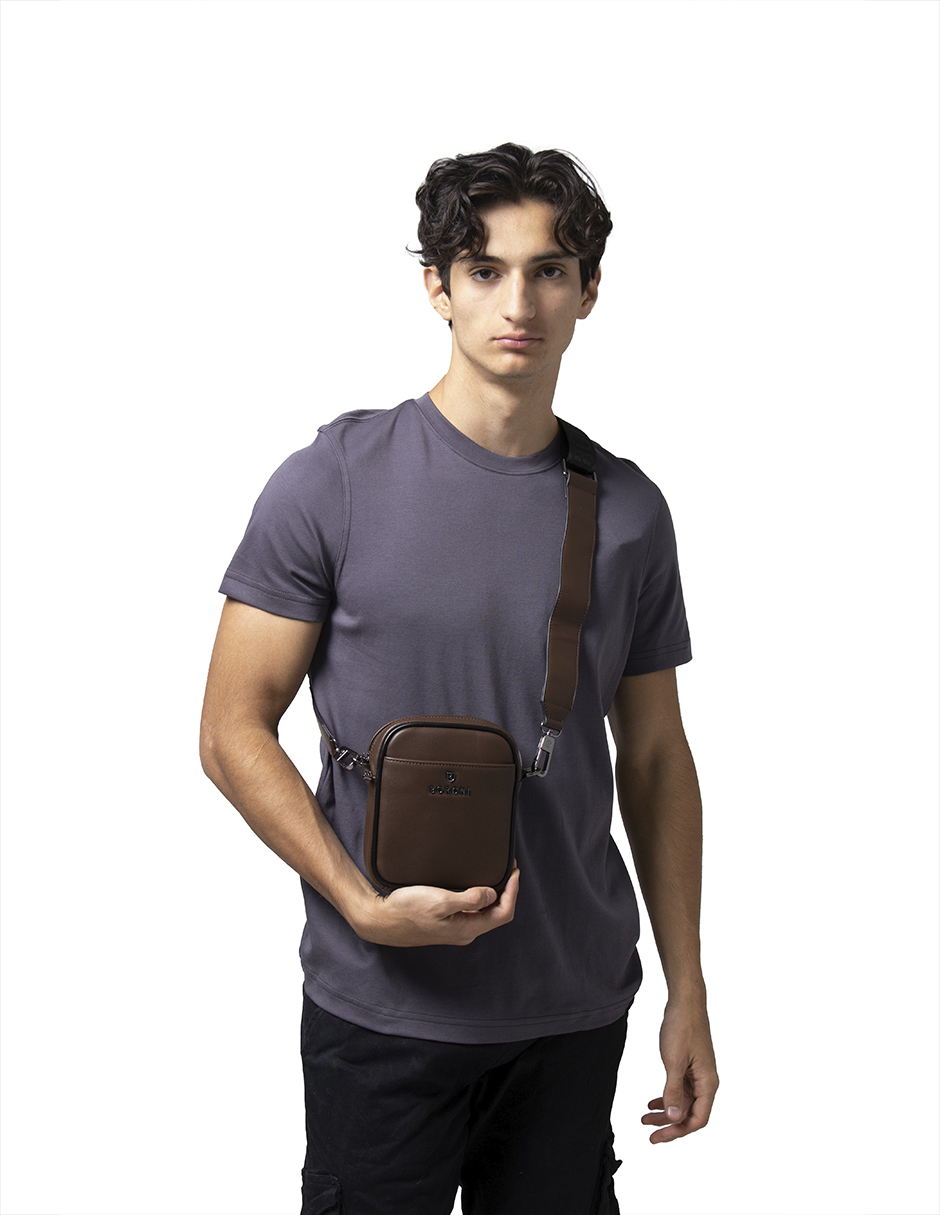 Foto 4 | Bandolera Crossbody Boroni Café Correa Ajustable
