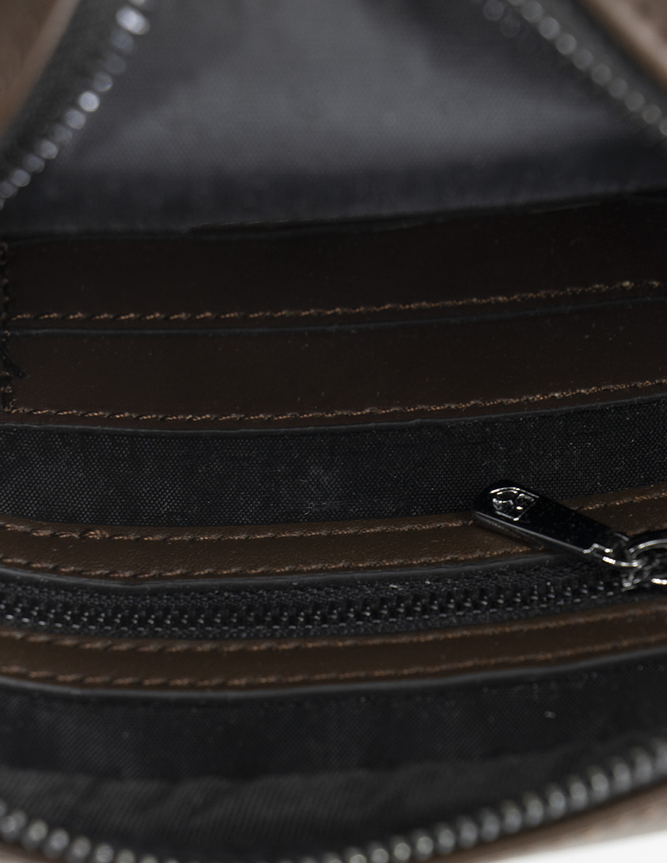 Foto 6 | Bandolera Crossbody Boroni Café Correa Ajustable