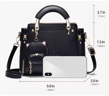 Foto 4 | Bolso Mujer Crossbody Cartera Casual Vintage De Cuero Pu Xtellar