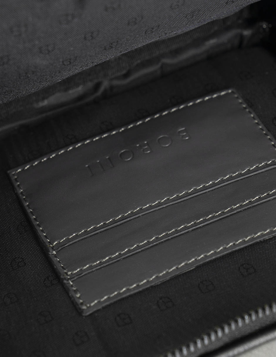 Foto 6 | Bandolera Crossbody Boroni Negro Correa Ajustable