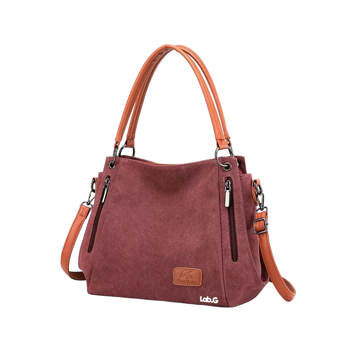 Foto 2 pulgar | Bolso Multifuncional Lab.g De Lona De Gran Capacidad Para Mujer Rosa