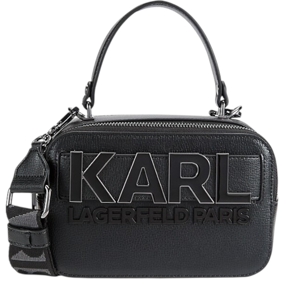 Foto 2 pulgar | Bolsa Crossbody Karl Lagerfeld Paris De Piel Color Negro