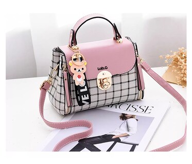 Foto 3 | Bolso Antirrobo De Hombro De Mujer Rosa