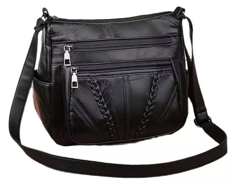 Bolsa Xtellar Dama Suave Cuero Gran Capacidad Impermeable P/ Viaje
