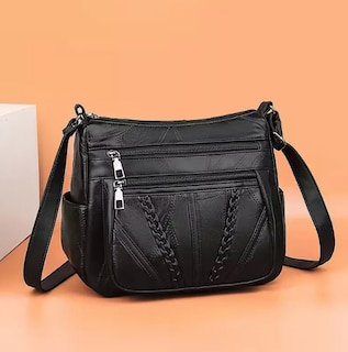 Foto 3 | Bolsa Xtellar Dama Suave Cuero Gran Capacidad Impermeable P/ Viaje