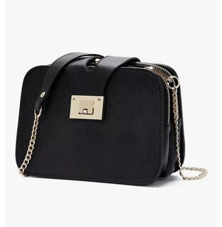 Foto 1 | Bolso Xtellar Bandolera Para Mujer Con Hebilla Metálica Color Negro
