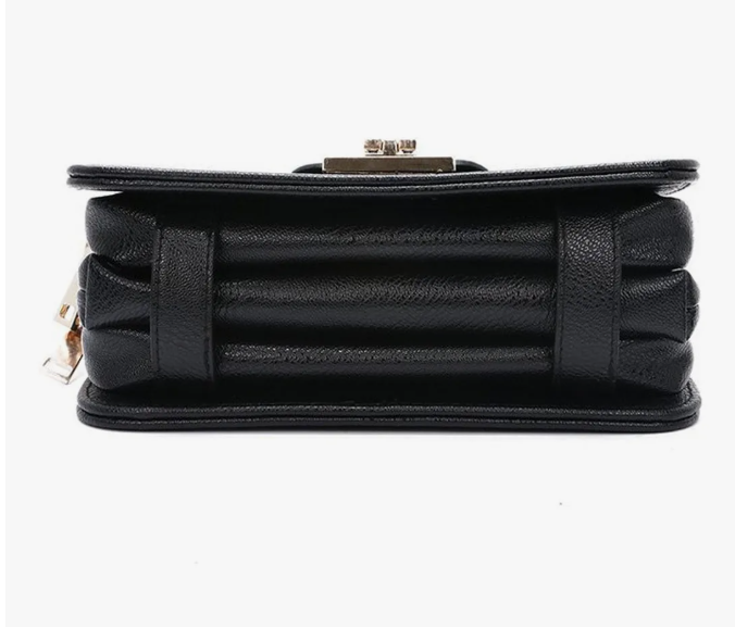 Foto 4 pulgar | Bolso Xtellar Bandolera Para Mujer Con Hebilla Metálica Color Negro