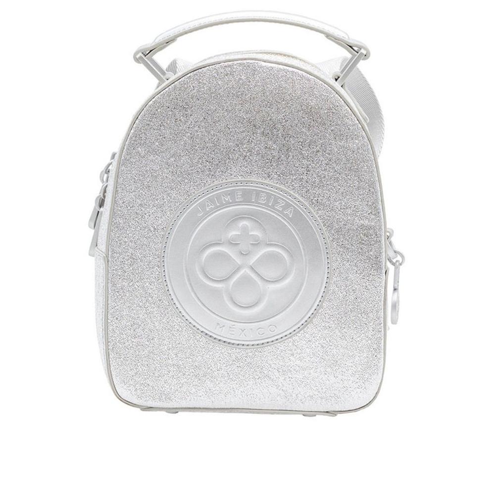 Mochila Jaime Ibiza Modelo Ji 2492 Color Plata Temple 2025 Plateado