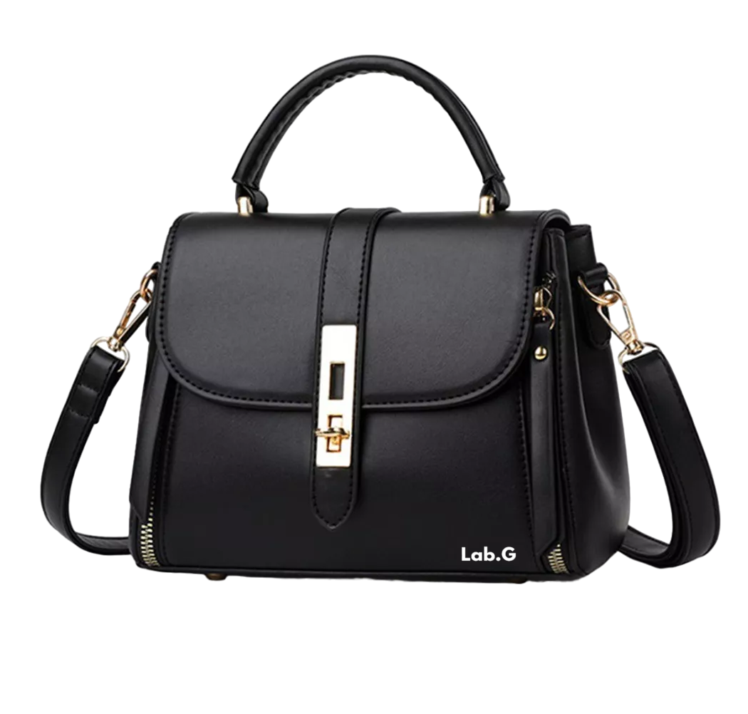 Foto 2 pulgar | Bolsa De Mujer Impermeable Tote Crossbody Bandolera De Pu Negro