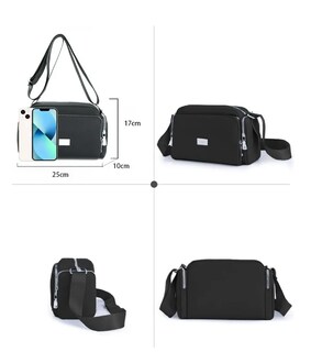 Foto 3 | Bolsa Xtellar Bandolera Mujer Moda Dama Crossbody Gran Capacidad Color Negro