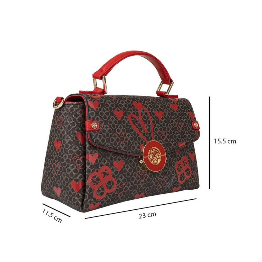 Foto 5 pulgar | Bolso Jaime Ibiza Ji 2569 Chocolate Mini Love Temple 2025 Chocolate