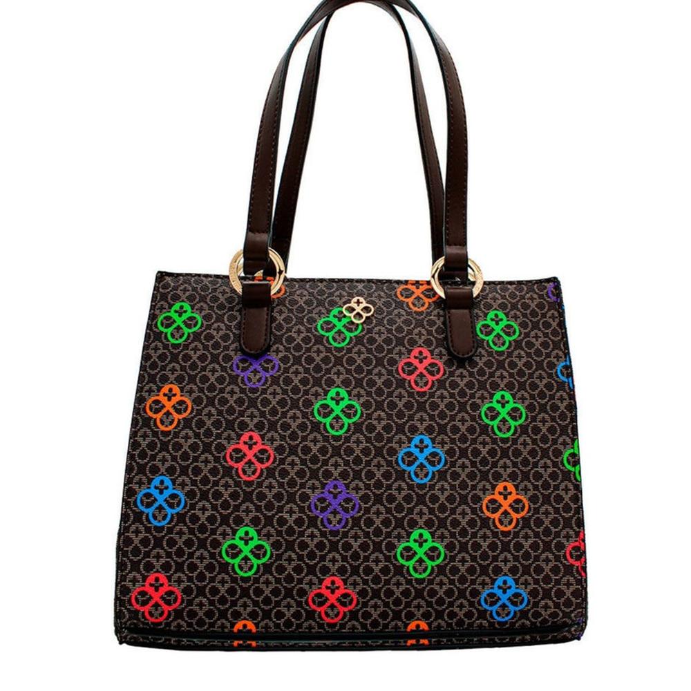 Bolso Jaime Ibiza Modelo Ji 2484 Chocolate Multi Temple 2025 Chocolate