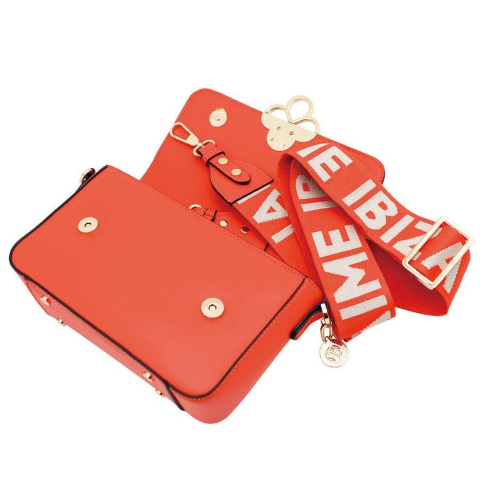 Foto 6 pulgar | Bolso Jaime Ibiza Modelo Ji 2439 Color Naranja Lazos 2024 Naranja