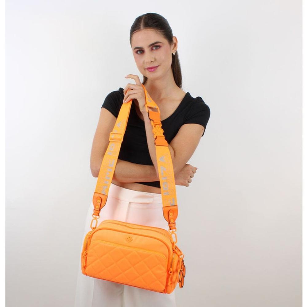 Foto 6 pulgar | Bolso Jaime Ibiza Modelo Ji 2520 Naranja Neón Latidos 2024 Naranja