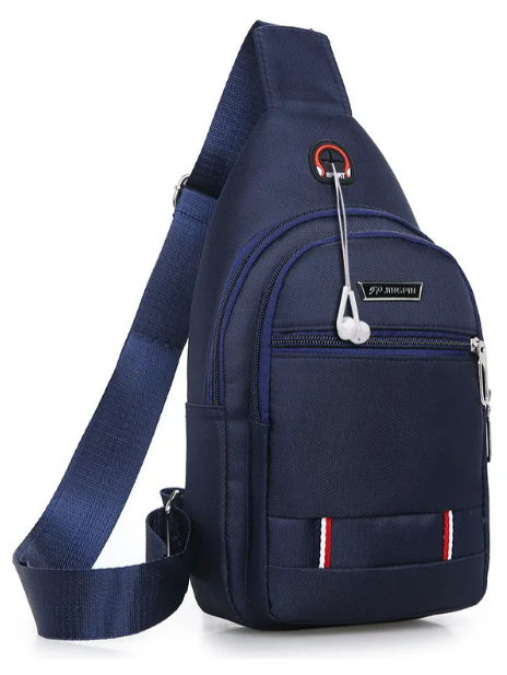 Bolso Xtellar Bandolera Unisex Moderno Con Orificio Para Cable.