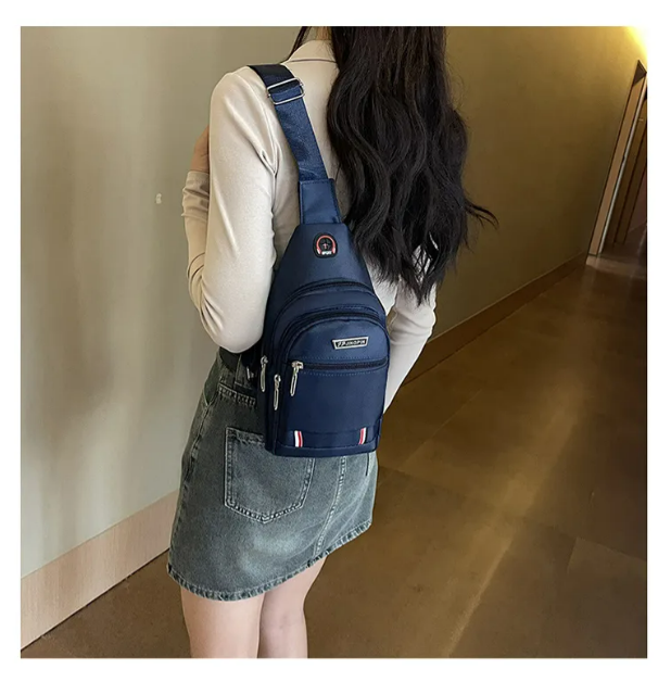 Foto 4 pulgar | Bolso Xtellar Bandolera Unisex Moderno Con Orificio Para Cable.