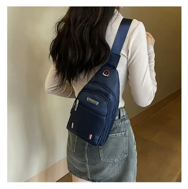 Foto 4 | Bolso Xtellar Bandolera Unisex Moderno Con Orificio Para Cable.