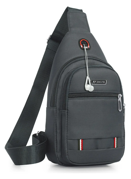 Bolso Xtellar Bandolera Moderno Con Orificio Para Cable.