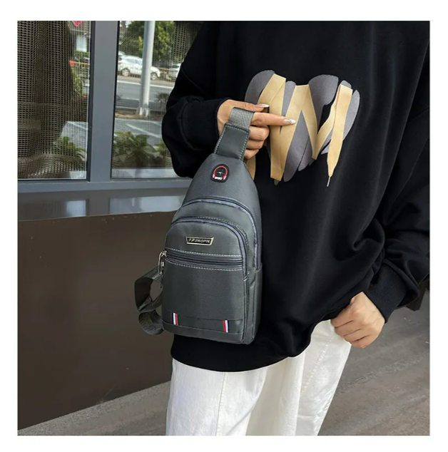 Foto 4 | Bolso Xtellar Bandolera Moderno Con Orificio Para Cable.