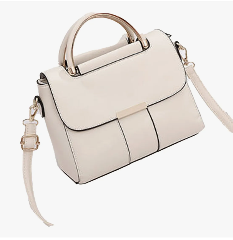 Foto 1 | Bolsos Xtellar De Mano Y Hombro Asa Superior Para Mujer Bandolera Modelo Blanco