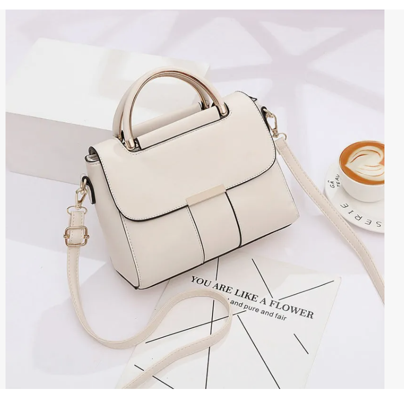 Foto 2 | Bolsos Xtellar De Mano Y Hombro Asa Superior Para Mujer Bandolera Modelo Blanco