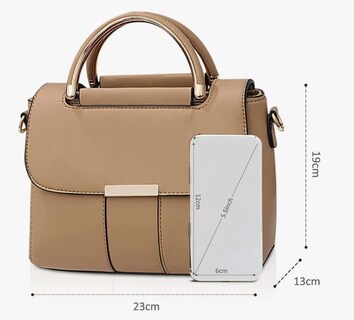 Foto 3 | Bolsos Xtellar De Mano Y Hombro Asa Superior Para Mujer Bandolera Modelo Blanco
