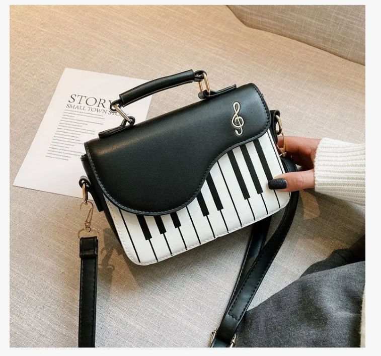 Foto 4 | Bolsa Xtellar Con Forma Piano Crossbody Con Cadena