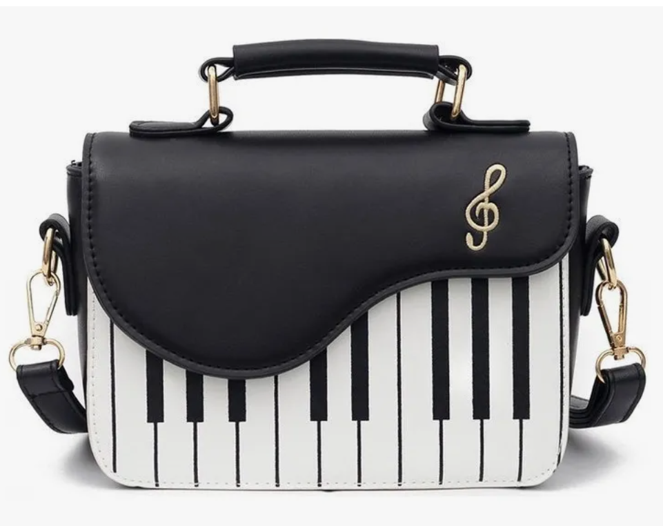 Foto 1 | Bolsa Xtellar Con Forma Piano Crossbody Con Cadena