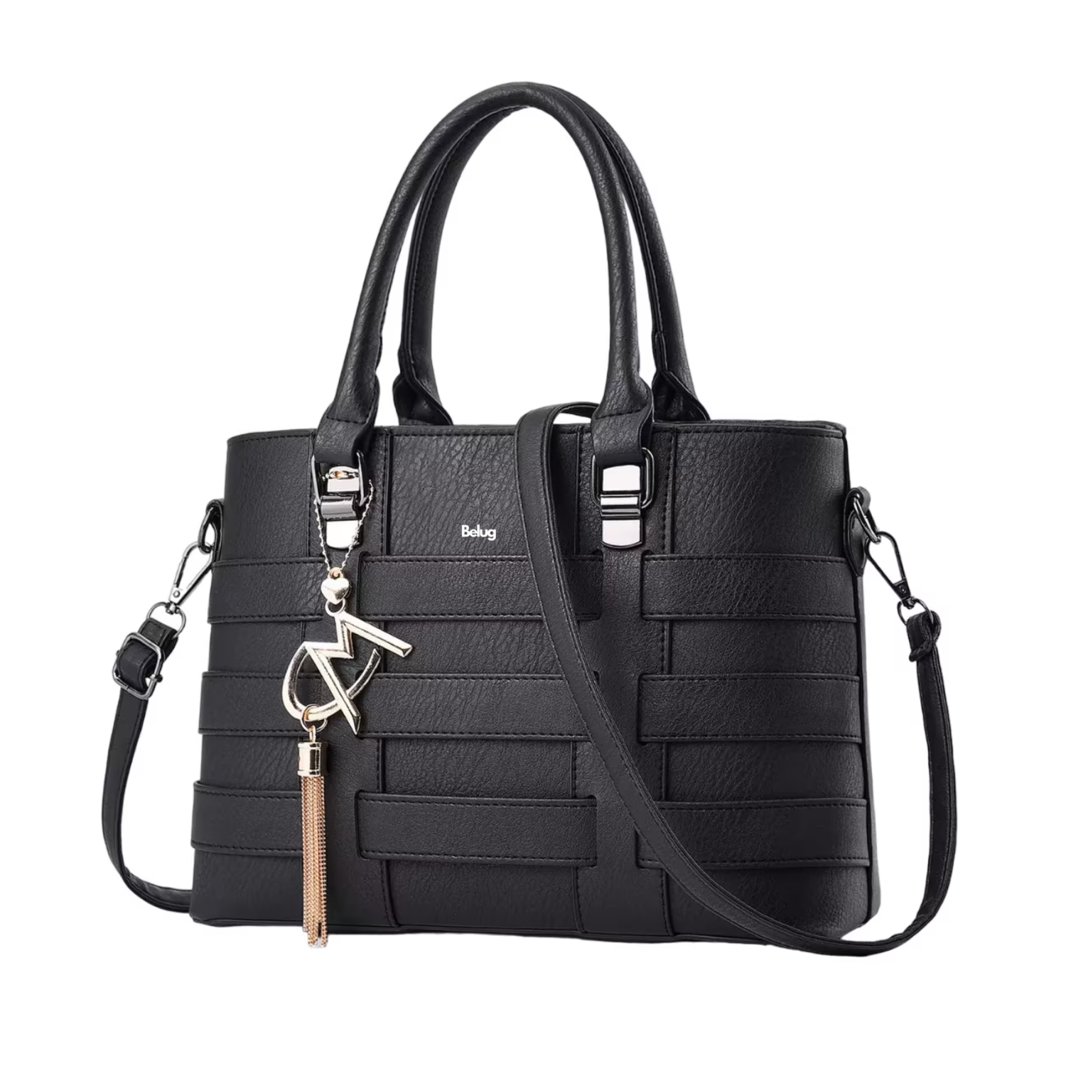 Foto 2 pulgar | Bolsa De Mano Para Mujer De Hombro Belug, Negro