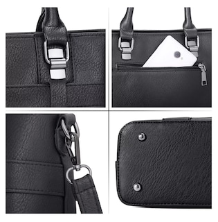 Foto 3 | Bolsa De Mano Para Mujer De Hombro Belug, Negro