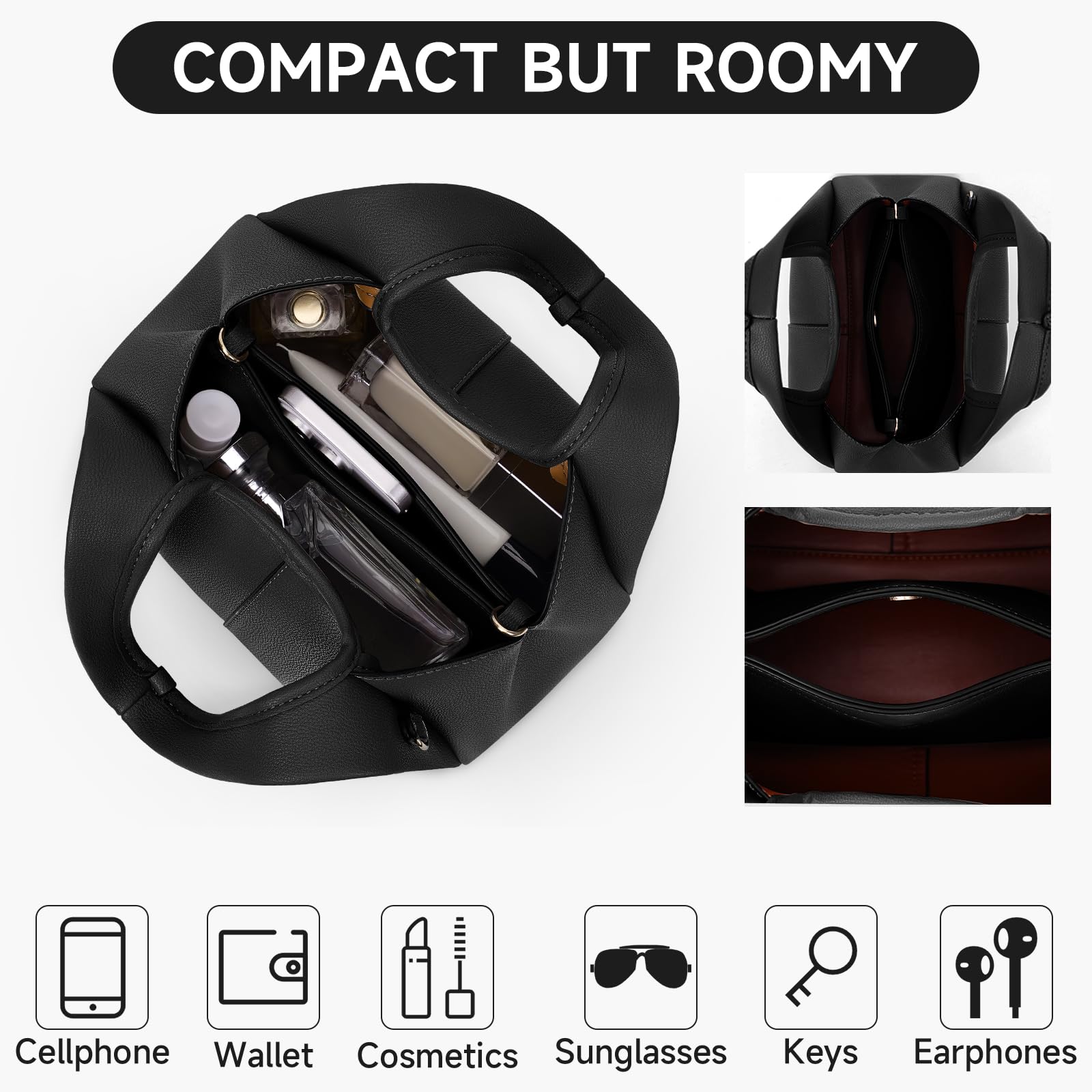 Foto 6 pulgar | Bolsa Bandolera Jqwsve con Asa Superior - Venta Internacional