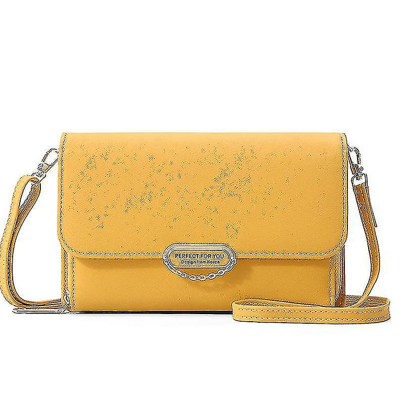 Foto 2 pulgar | Bolso De Hombro Fanny Pack Huoguo Para Mujer De Gran Capacidad, Color Amarillo - Venta Internacional.