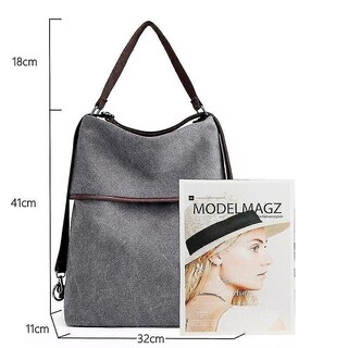 Foto 2 | Bolsos Tipo Bandolera Huoguo Leisure Para Mujer, Color Gris - Venta Internacional.