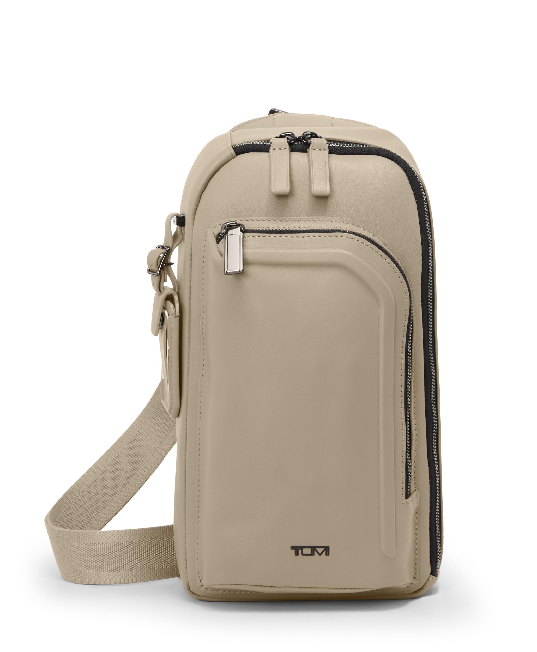 Foto 2 pulgar | Bandolera Tumi Harrison Gregory Sling Leather Limestone - Venta Internacional.