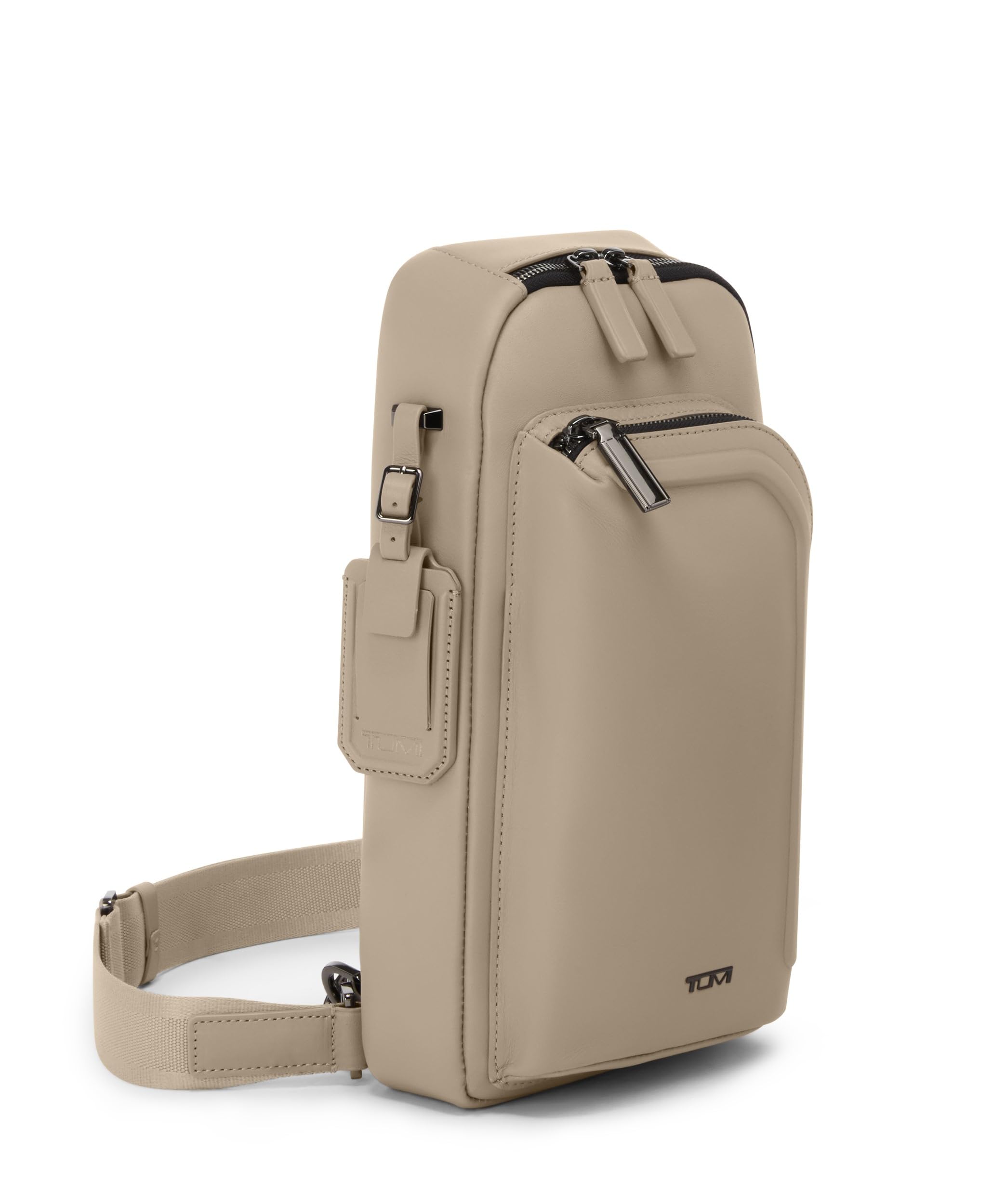 Foto 4 | Bandolera Tumi Harrison Gregory Sling Leather Limestone - Venta Internacional.