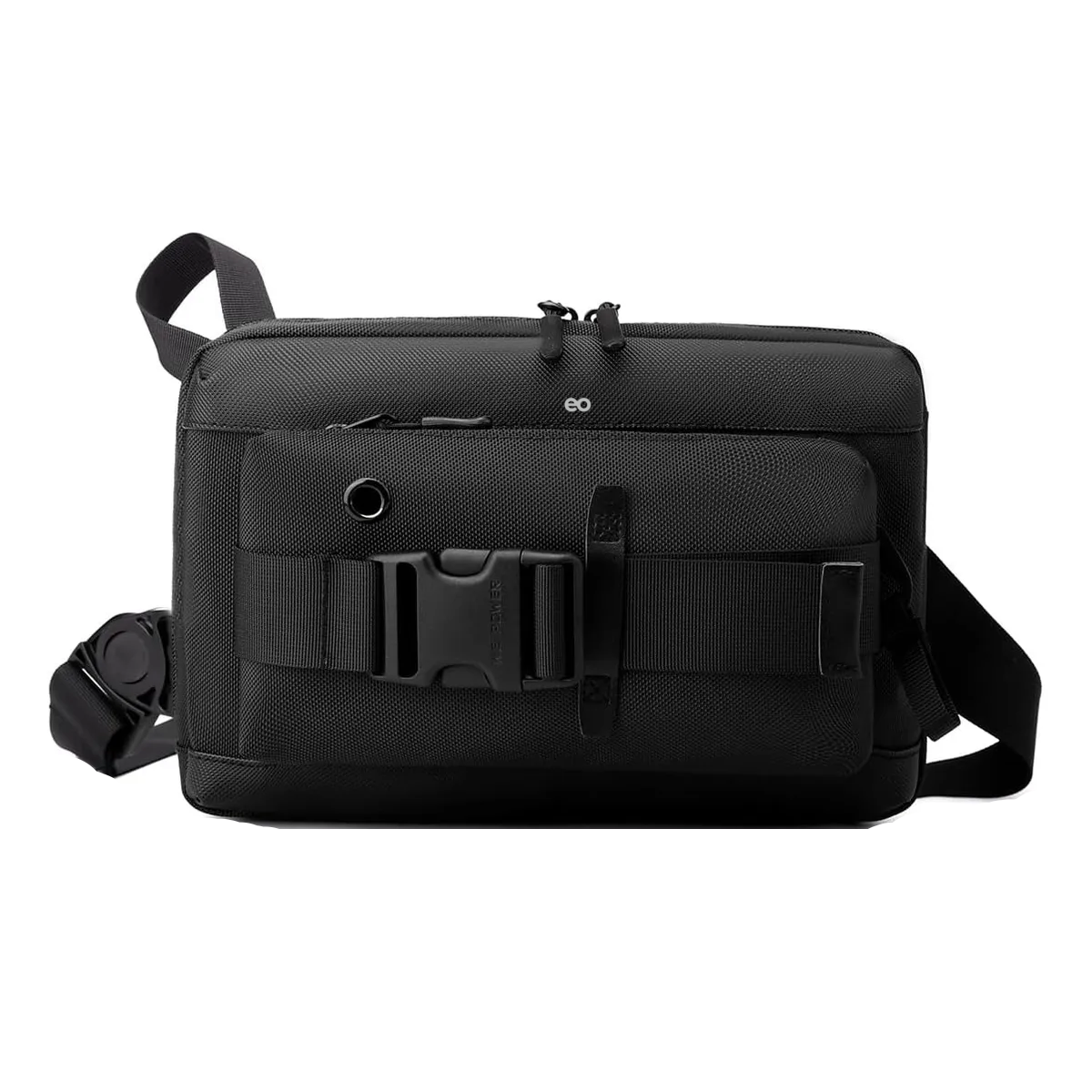 Foto 2 pulgar | Bandolera, Bolso De Nailon Para Hombre Eo Safe Imports Esi-18956 Negro