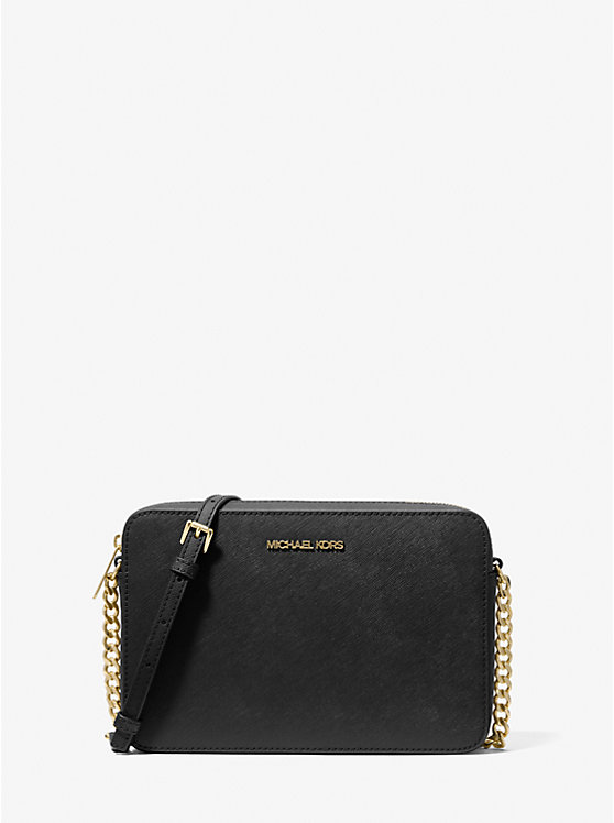 Foto 1 | Bandolera Michael Kors Jet Set De Piel Saffiano Grande - Venta Internacional.