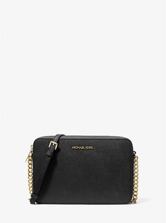 Foto 1 | Bandolera Michael Kors Jet Set De Piel Saffiano Grande - Venta Internacional.
