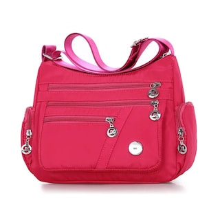 Foto 1 | Bolso Bandolera De Mujer De Color Liso De Estilo Coreano Eo Safe Imports Esi-19066 Rojo