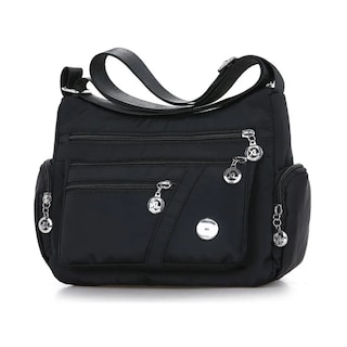 Foto 1 | Bolso Bandolera De Mujer, Estilo Coreano De Color Liso Eo Safe Imports Esi-19065 Negro
