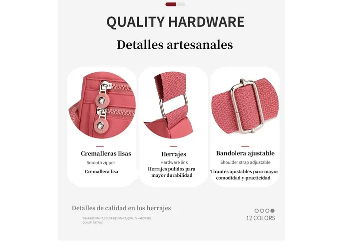 Foto 3 | Bolsa Xtellar Impermeable Dama Bolsa Cruzada Mujer Casual Bolsas