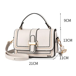 Foto 2 | Bolso De Mano Bandolera Crossbody Mujer Belug, Beige
