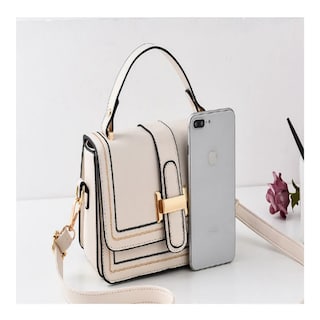 Foto 4 | Bolso De Mano Bandolera Crossbody Mujer Belug, Beige
