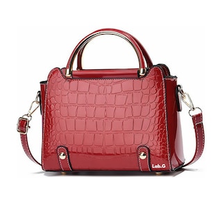Foto 1 | Bolsa Bandolera Mujer Moda Cartera Crossbody Tote Hombro Lab.g, Rojo