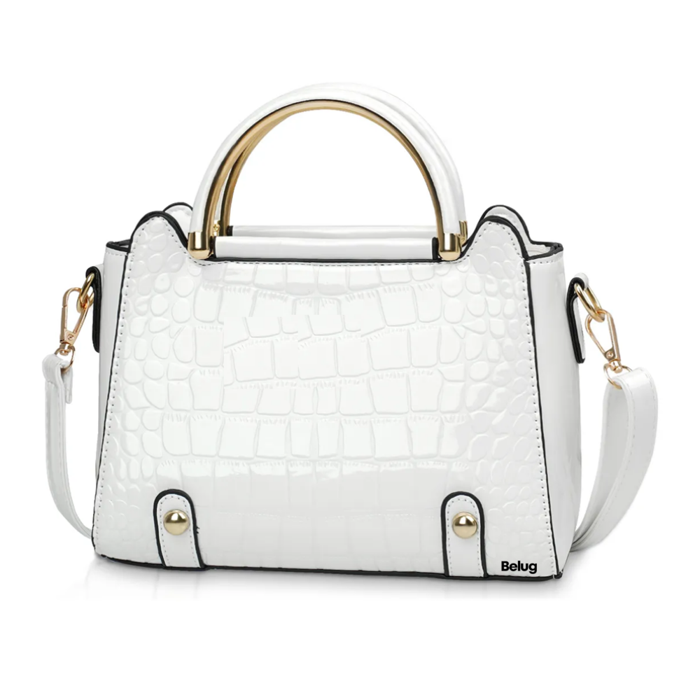 Foto 2 pulgar | Bolsa Bandolera Mujer Moda Cartera Crossbody Tote Hombro Belug, Blanco