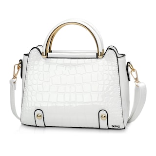 Foto 1 | Bolsa Bandolera Mujer Moda Cartera Crossbody Tote Hombro Belug, Blanco