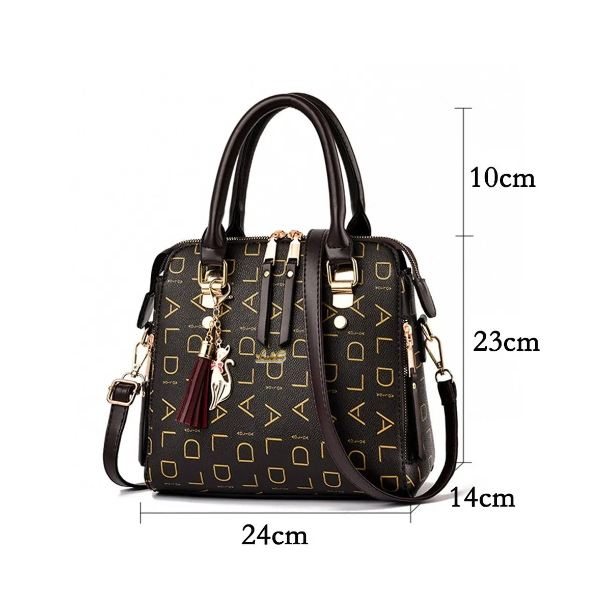 Foto 3 pulgar | Bolso Mujer Impermeable Tote Crossbody Bolso Bandolera Dama Agarradera Lab.g Rosa