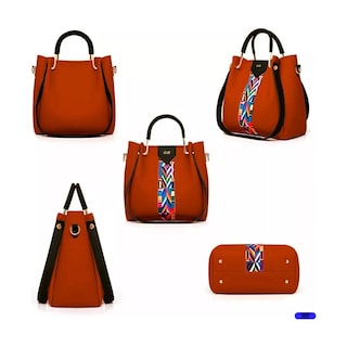Foto 4 | Bolsas Bandolera De Dama Encaje Lab.g Marron