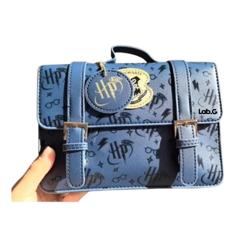Foto 2 pulgar | Mariconera Bolsa Horry Potter Cross Body Bolsa Dama Lab.g,  Azul Rey