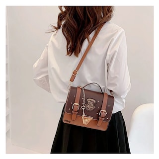 Foto 2 | Bolsa Mariconera Mujer Para Harry Potter Bolso Crossbody Belug, Marrón